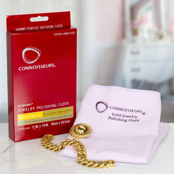 Large Gold Jewellery Polishing Cloth by Connoisseurs
