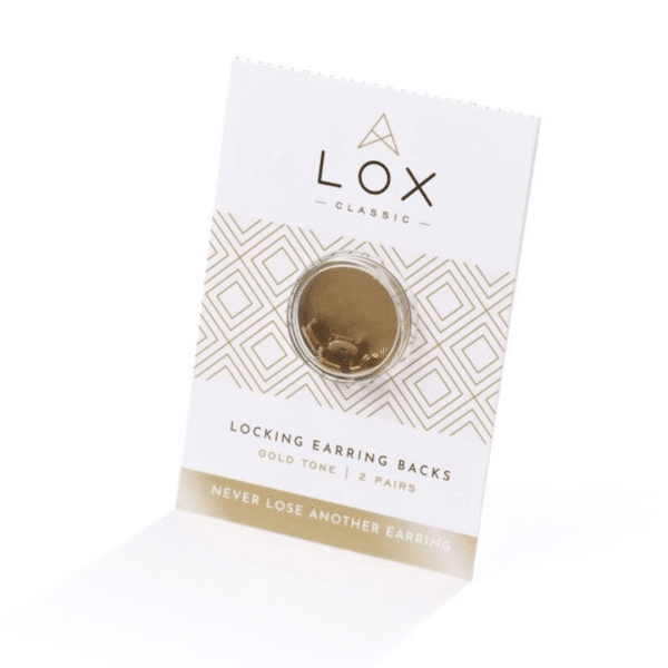 Lox Locking Earring Backs - Gold Tone
