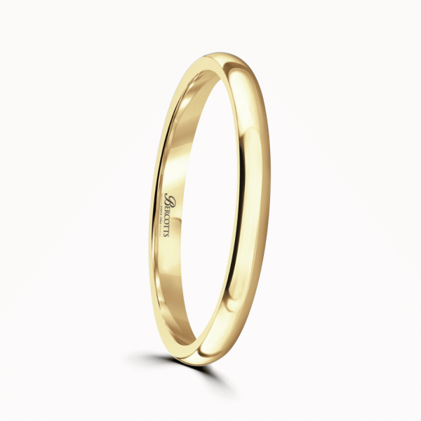 Ladies Plain Classic Court Wedding Ring