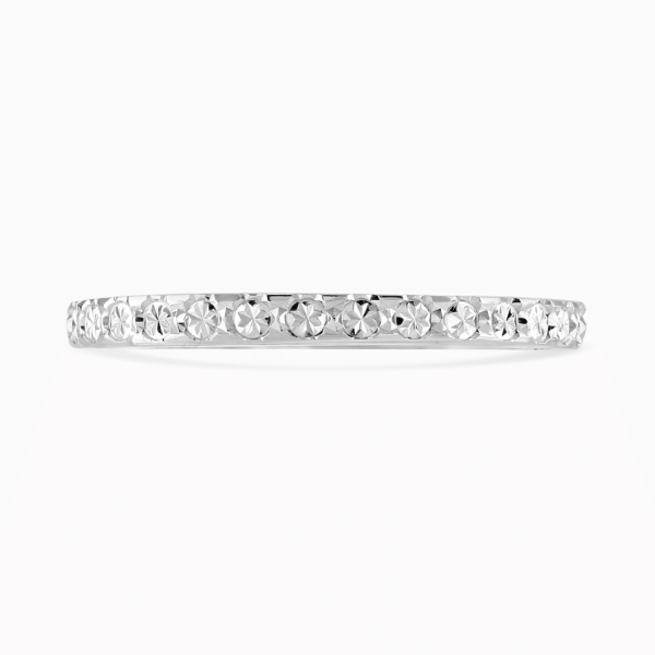 Geneva Ladies Patterned Wedding Ring 2mm