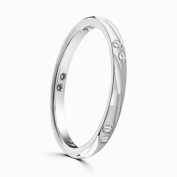 Petra Ladies Diamond Wedding Ring 0.11cts