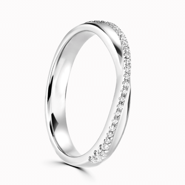 Rosaline Ladies Diamond Wedding Ring 0.32cts