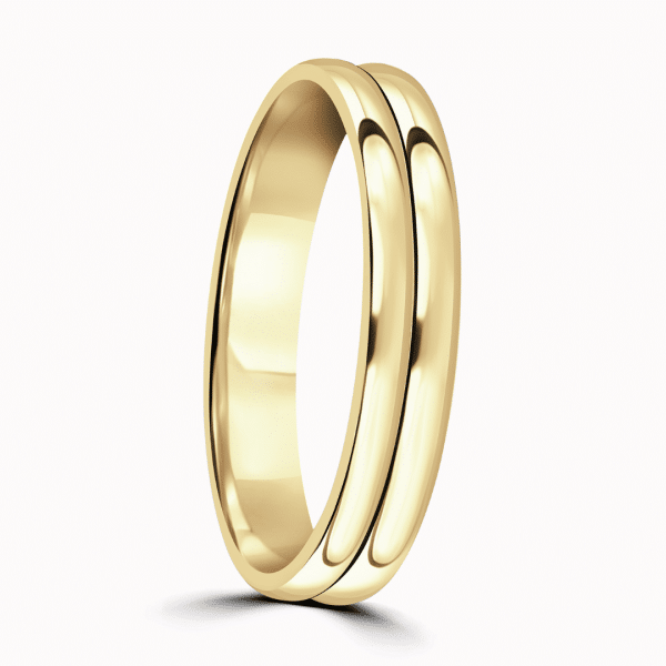 Boston Ladies Patterned Wedding Ring