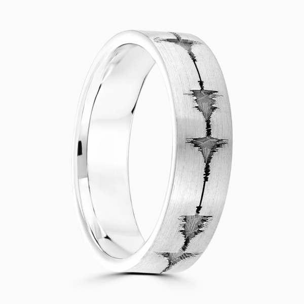 Allegro Ladies Patterned Wedding Ring