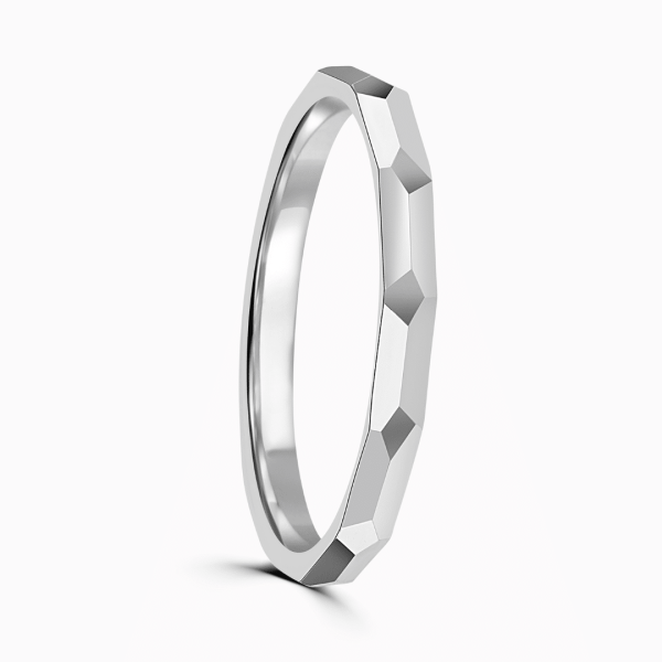 Austin Ladies Patterned Wedding Ring