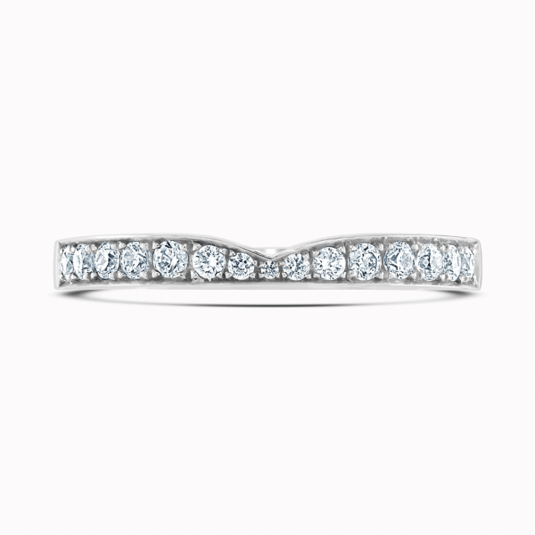 Diana Ladies Wedding Ring with Shaped Centre
