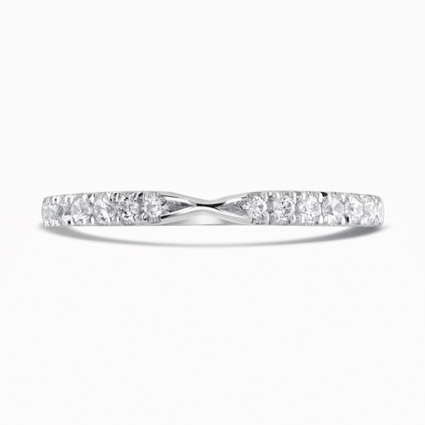 Gloria Ladies Shaped Diamond Wedding Ring