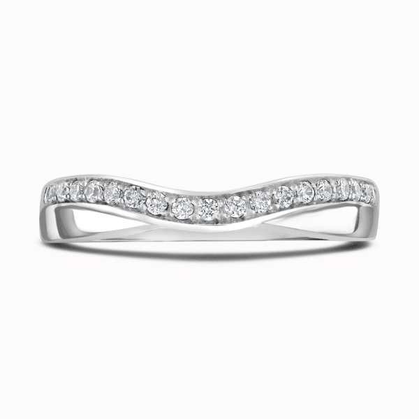 Camilla Ladies Shaped Diamond Wedding Ring