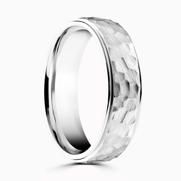 Logan Gents Patterned Wedding Ring