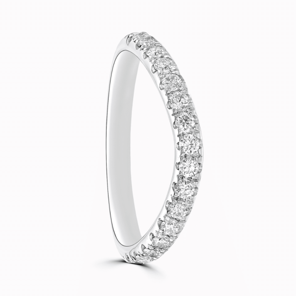 Portia Ladies Shaped Diamond Wedding Ring
