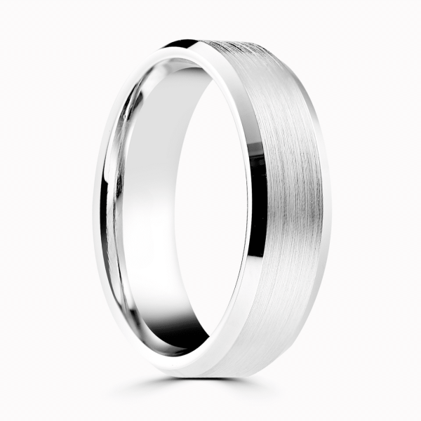 Ronan Gents Patterned Wedding Ring