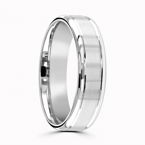 Remy Gents Patterned Wedding Ring