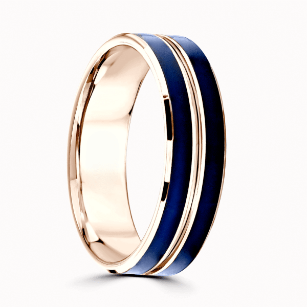 Tristan Gents Patterned Wedding Ring