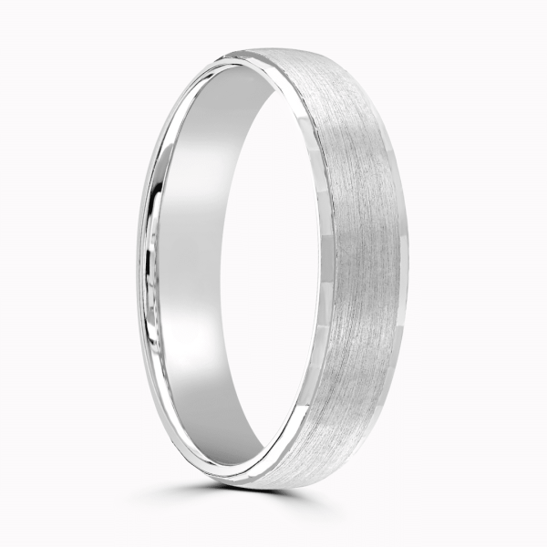 William Gents Patterned Wedding Ring