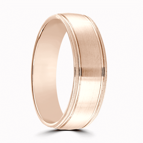 Xander Gents Patterned Wedding Ring