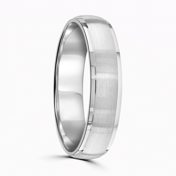 Zack Gents Patterned Wedding Ring