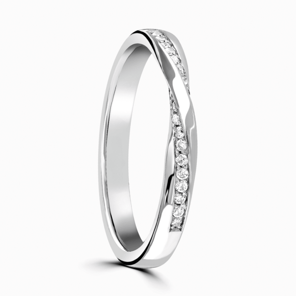 Suri Ladies Diamond Wedding Ring 0.12cts