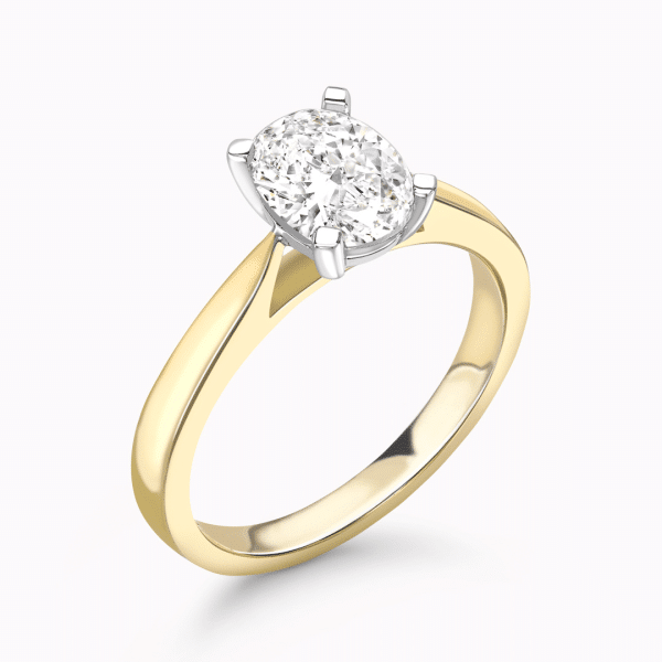 1.50ct H VS1 GIA Oval Cut Diamond Solitaire Engagement Ring