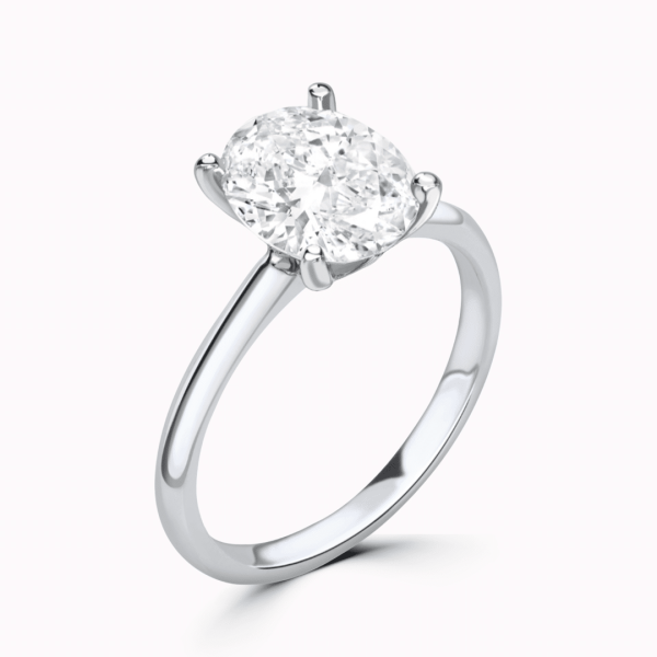 1.20ct G VS2 GIA Oval Cut Diamond Solitaire Engagement Ring