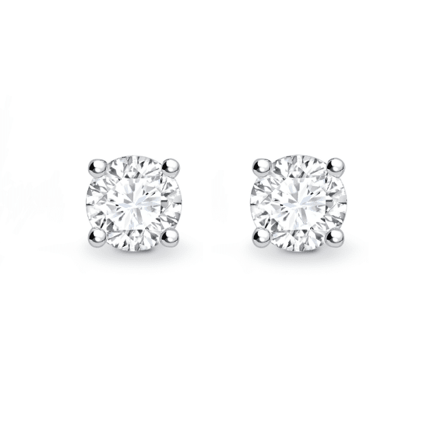 2.50ct Lab Grown Brilliant Cut Diamond Stud Earrings