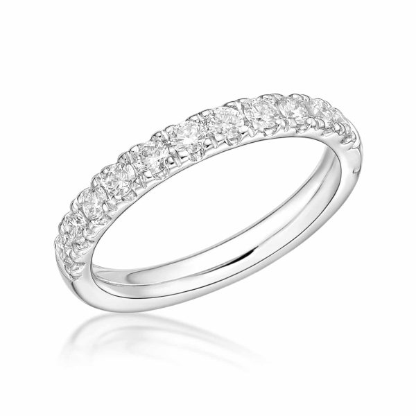 0.65ct Brilliant Cut Diamond Eternity Ring in Platinum - Lab Grown Diamond