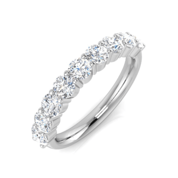 1.00ct Brilliant Cut Diamond Eternity Ring in Platinum - Lab Grown Diamond