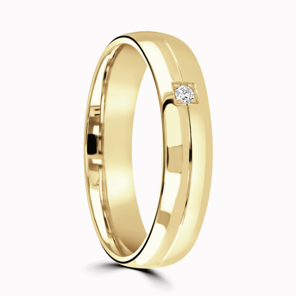 Franco Gents Diamond Wedding Band