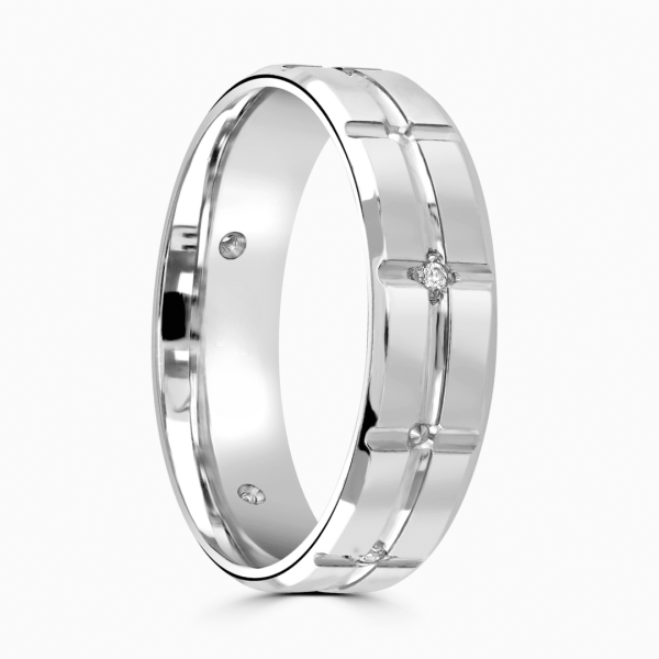 Liam Gents Diamond Wedding Ring