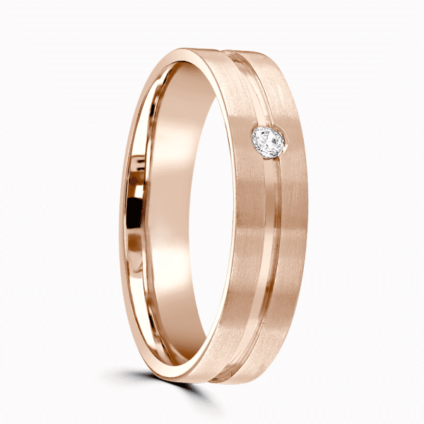 Oliver Gents Diamond Wedding Band
