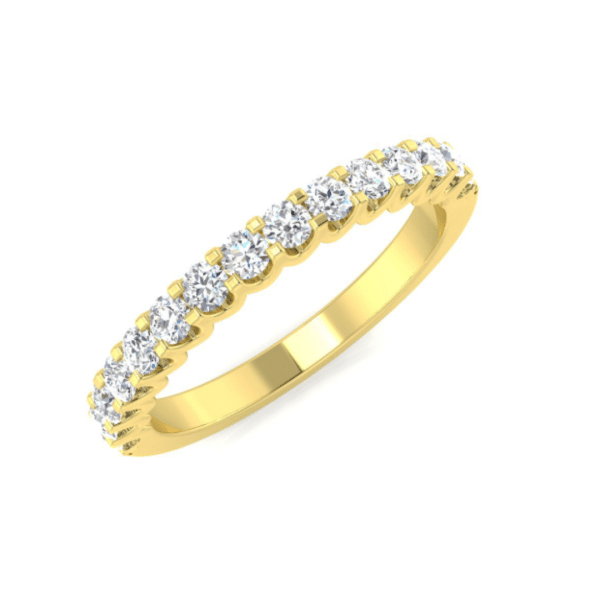 0.50ct Brilliant Cut Diamond Eternity Ring in 18ct Yellow Gold - Natural Diamond