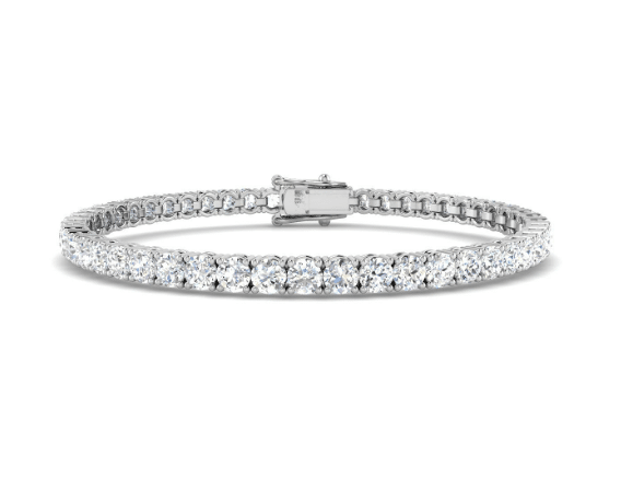 8.02ct Brilliant Cut Diamond Tennis Bracelet in Platinum - Lab Grown Diamond